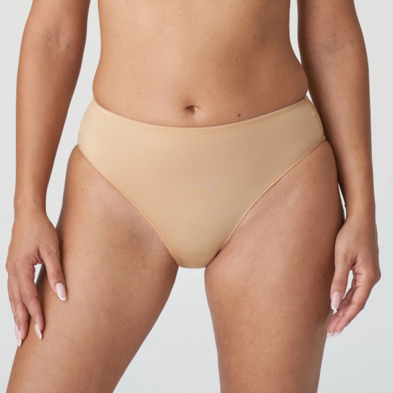 Prima Donna Satin Panties Brown | ZGM271946