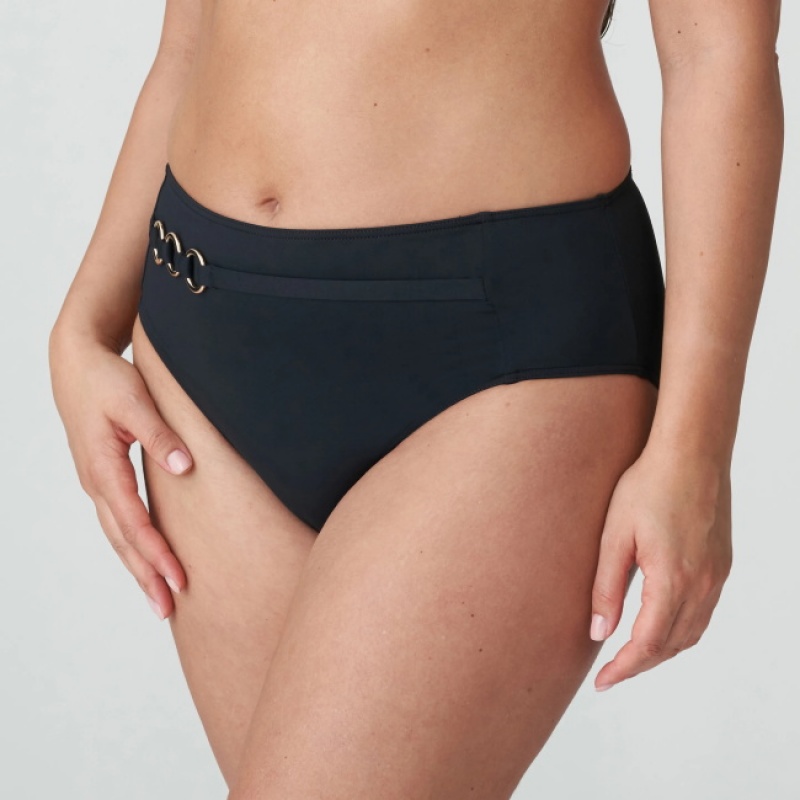 Prima Donna Swim Damietta Bikini Bottoms Black | GFX382107