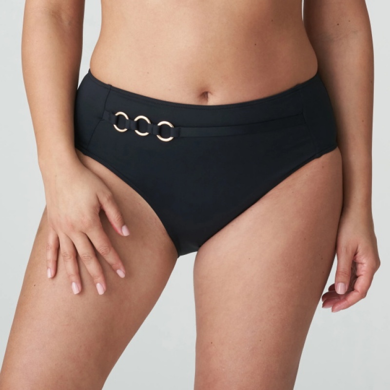 Prima Donna Swim Damietta Bikini Bottoms Black | GFX382107