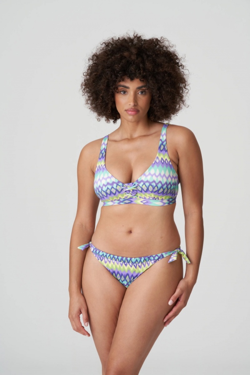 Prima Donna Swim Holiday Bikini Bottoms Blue | OHA705193