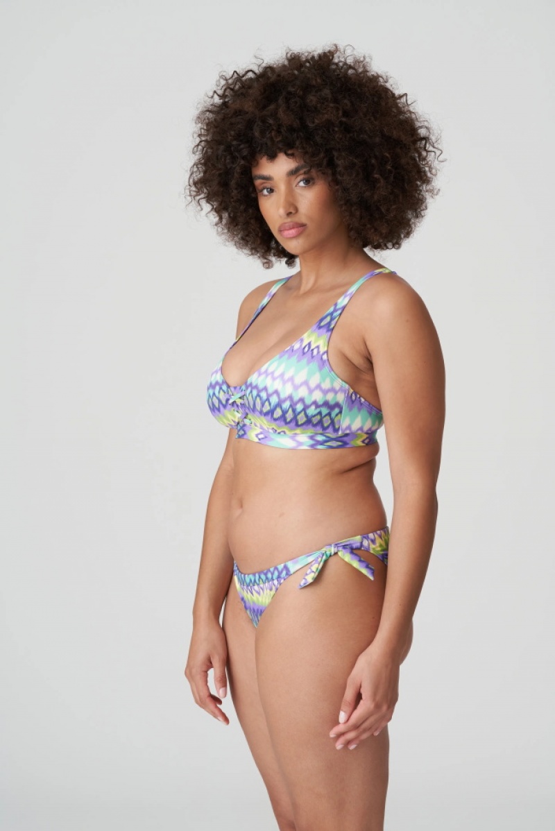 Prima Donna Swim Holiday Bikini Bottoms Blue | OHA705193