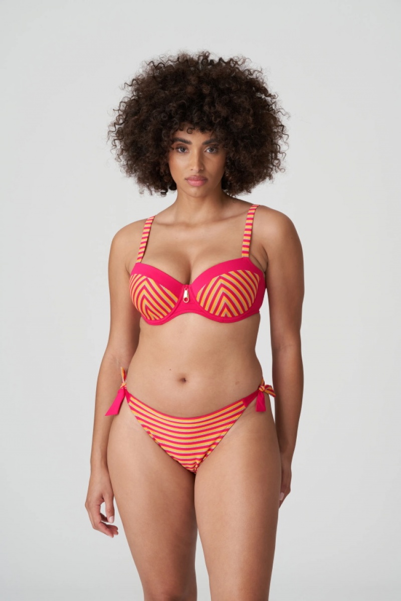 Prima Donna Swim La Concha Bikini Tops Red | MTI493870