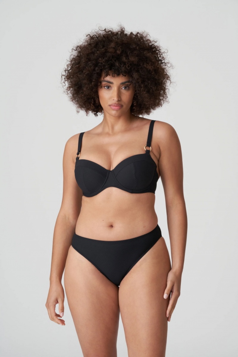 Prima Donna Swim Sahara Bikini Bottoms Black | ZWG324905