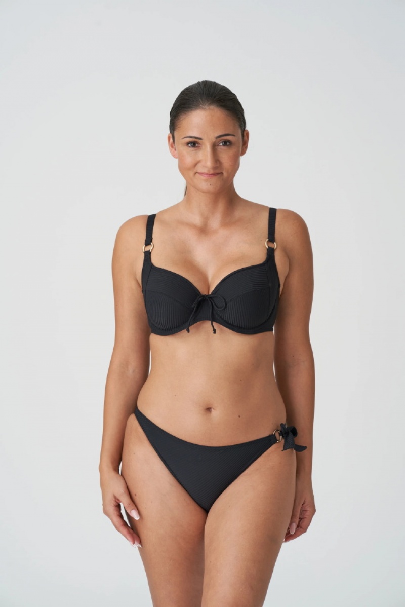 Prima Donna Swim Sahara Bikini Bottoms Black | DYF078921